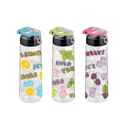 Decorated Plastic Water Bottle - 730ml