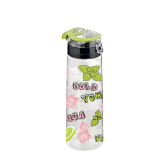 Decorated Plastic Water Bottle - 730ml