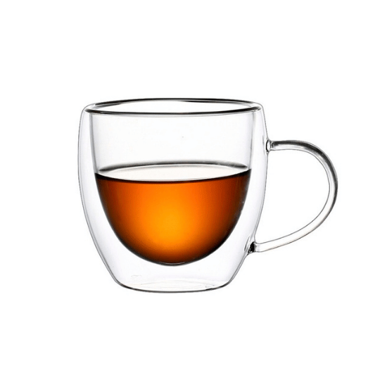 Double Wall Glass Mug - 250ml