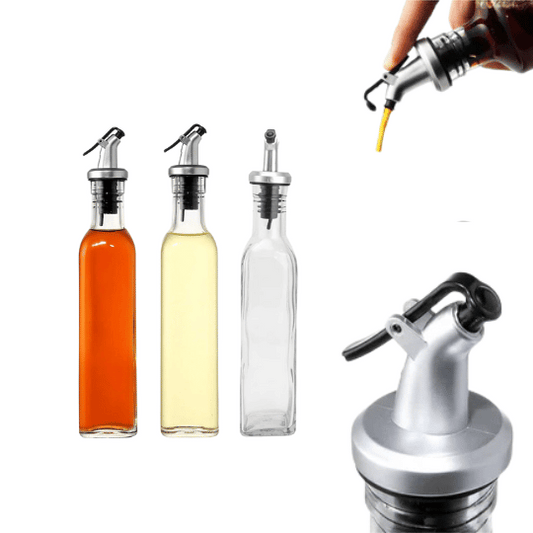 Glass Oil Bottle - 150ml - 250ml - 500ml