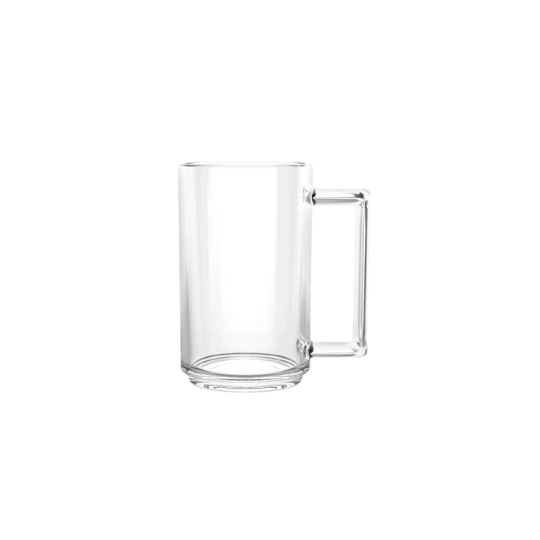 Premium Quality Berlin Glass Mugs - 330ml (Set of 2)